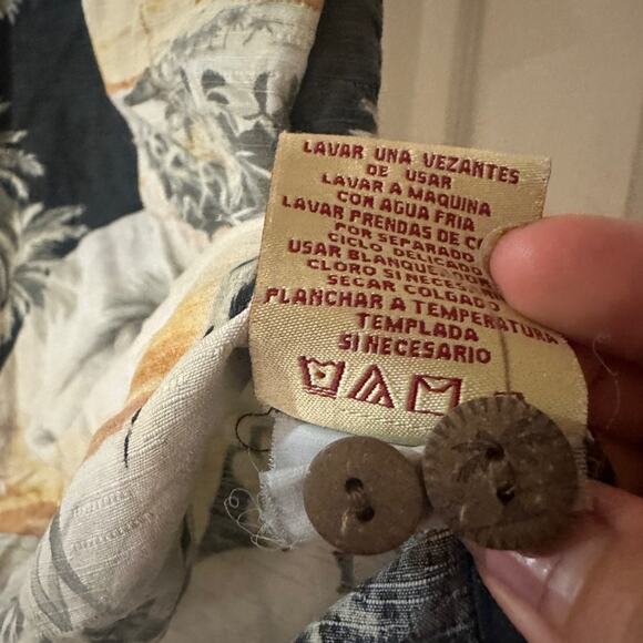 Jamaica Jaxx 100% washable silk Hawaiian shirt size large - Picture 4 of 9